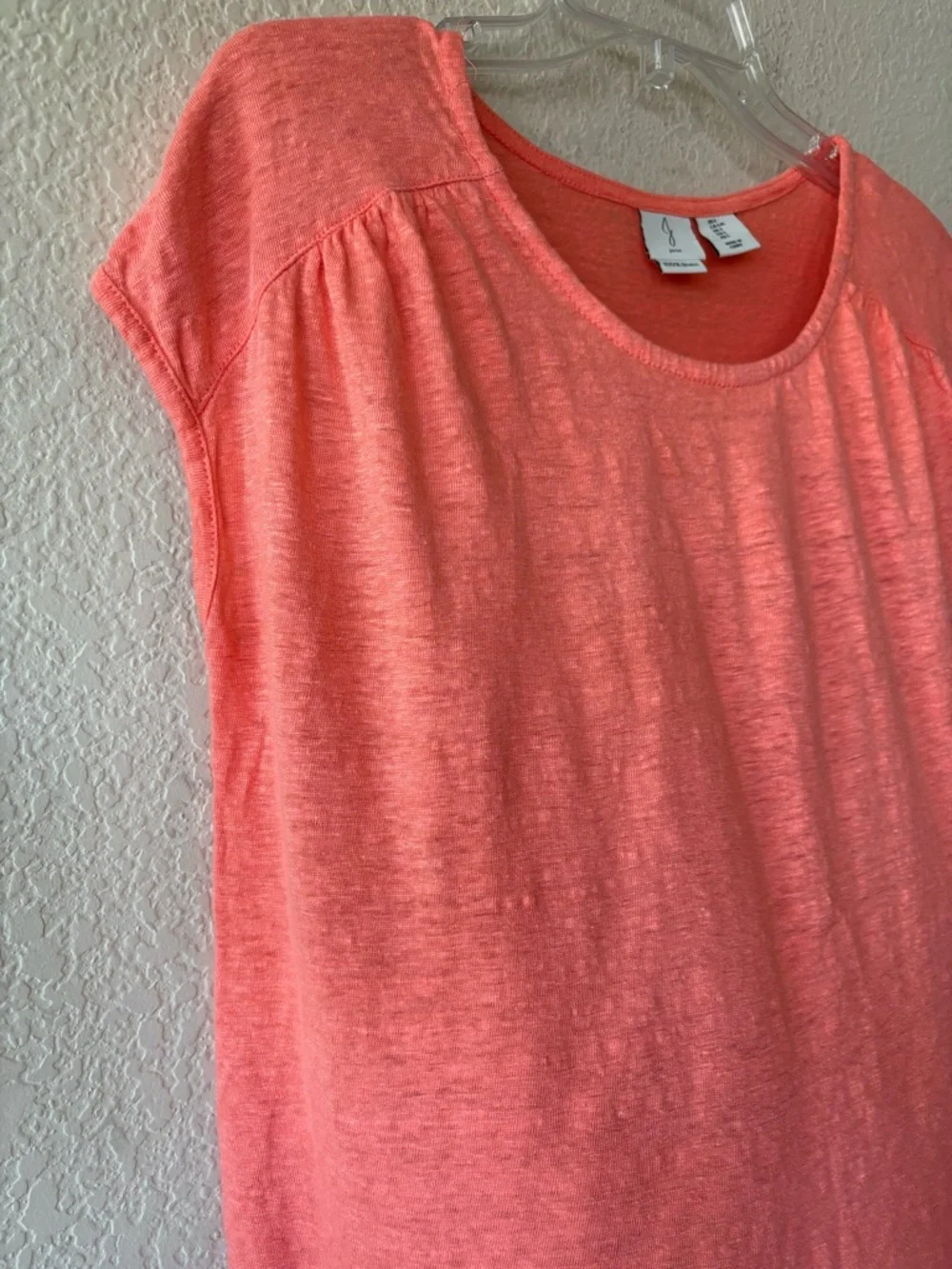 Joie Women's 100% Linen‎ Top Blouse Shirt Orange Size Large